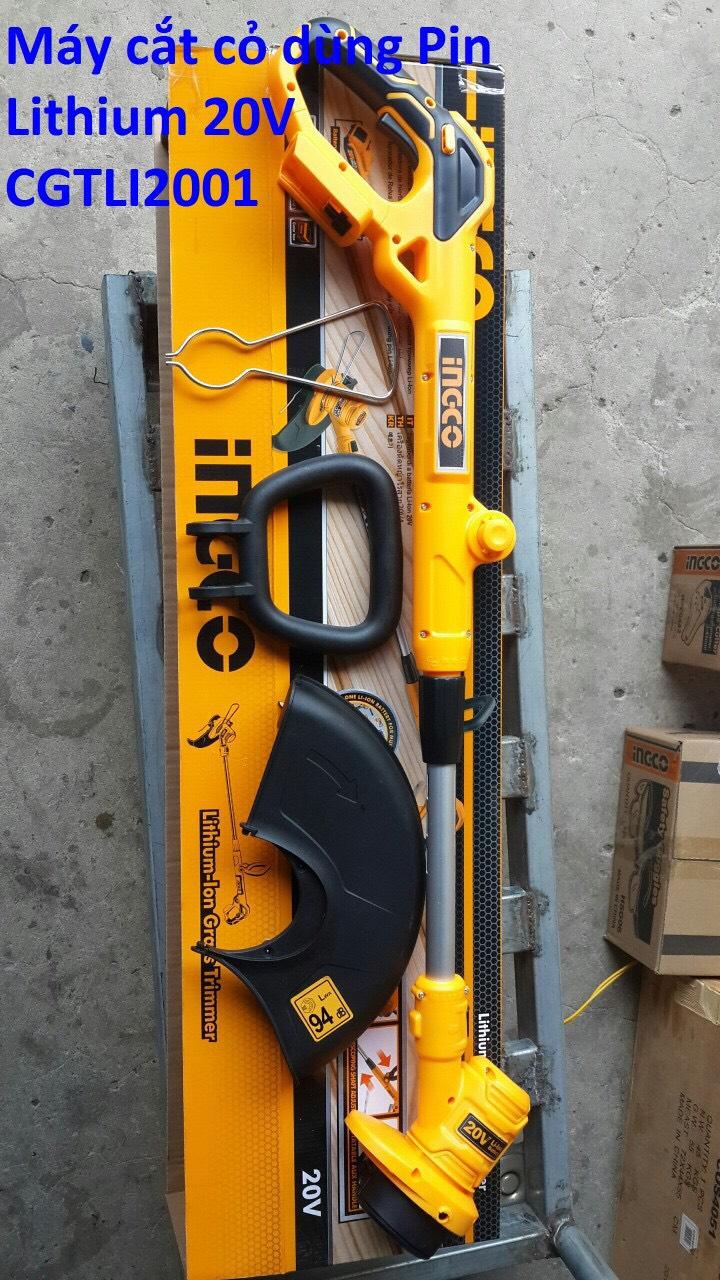 20v máy cắt cỏ dùng pin ingco cgtli20018
