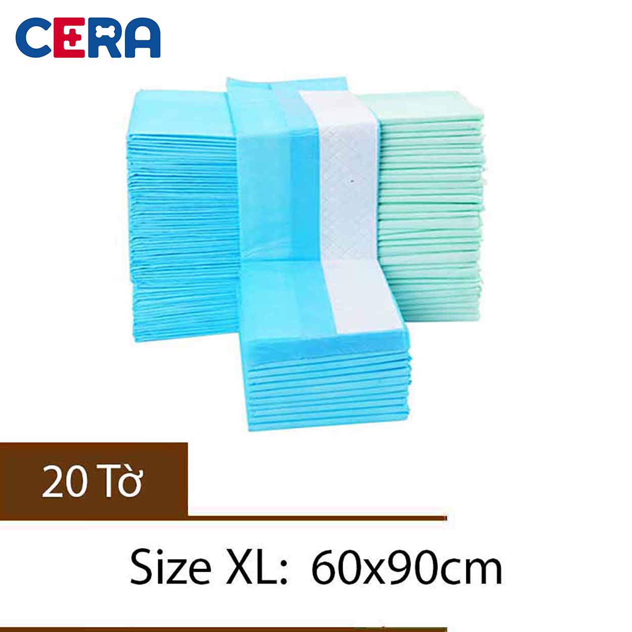 Tã Siêu Thấm Lót Chuồng Cho Thú Cưng (Bộ 10 tấm)