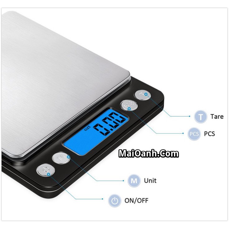 Cân Tiểu Ly Điện Tử 3000 Gram/500 Gram