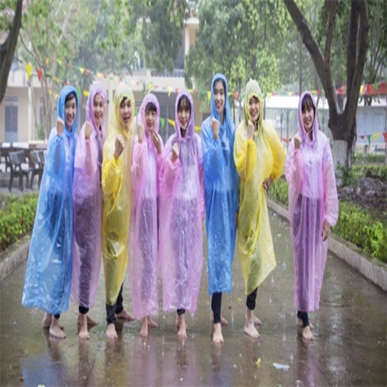 COMBO 5 ÁO MƯA TIỆN LỢI MẶC 1 LẦN