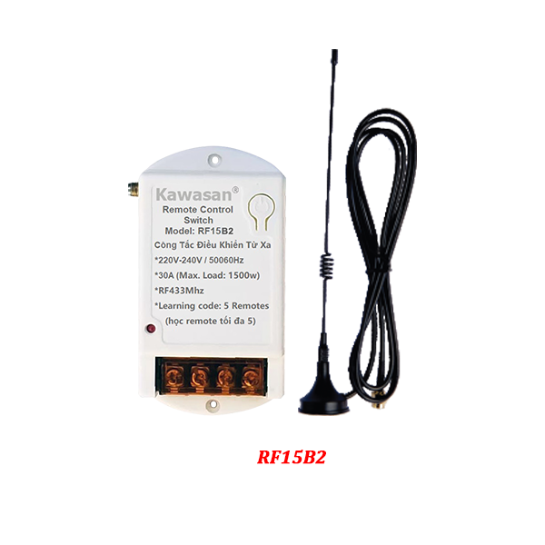 CÔNG TẮC ĐIỀU KHIỂN TỪ XA RF15B2/REMOTE RM2D