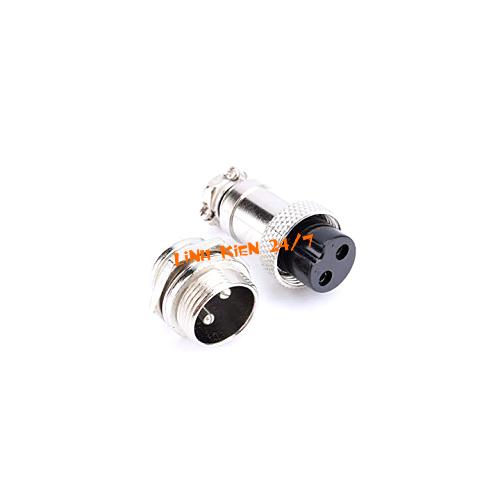 ĐẦU JACK TAY HÀN 2P (JACK GX16-2P)