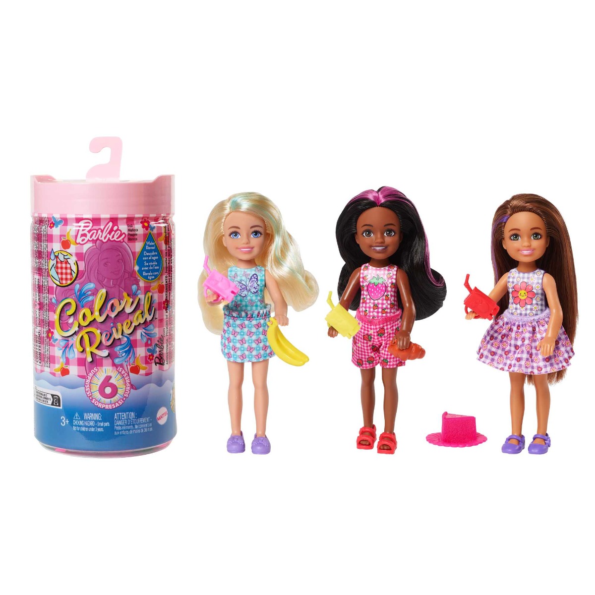 Đồ Chơi BARBIE Búp Bê Chelsea Đổi Màu- Phiên Bản Thời Trang Picnic HKT81 |  