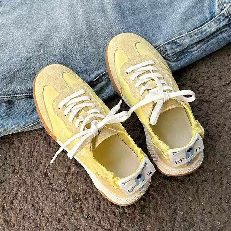 YUNGUANG Niche thoáng khí Giày Forrest Gump dành cho nữ giày nữ mới của Đức retro giày đào tạo của Đức tất cả các trận đấu đế mềm giày thể thao thông thường