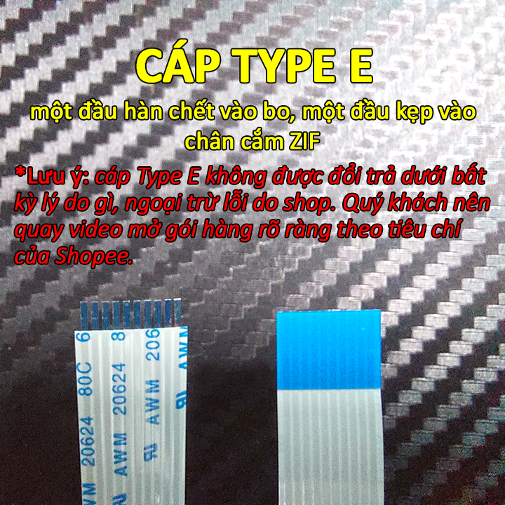 Cáp bẹ 10 pin AWM 20624 80C 60V VW-1