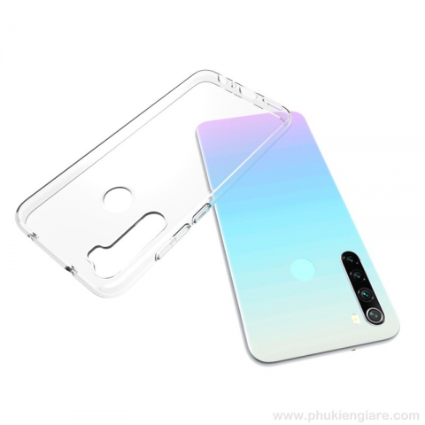 Ốp Lưng Silicon Trong Suốt Cho Xiaomi Redmi Note 8