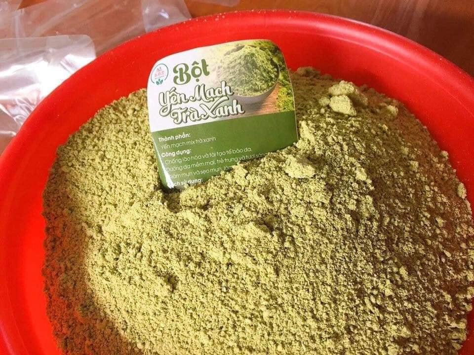 Bột Yến Mạch Trà Xanh Hanmade Nguyên Chất