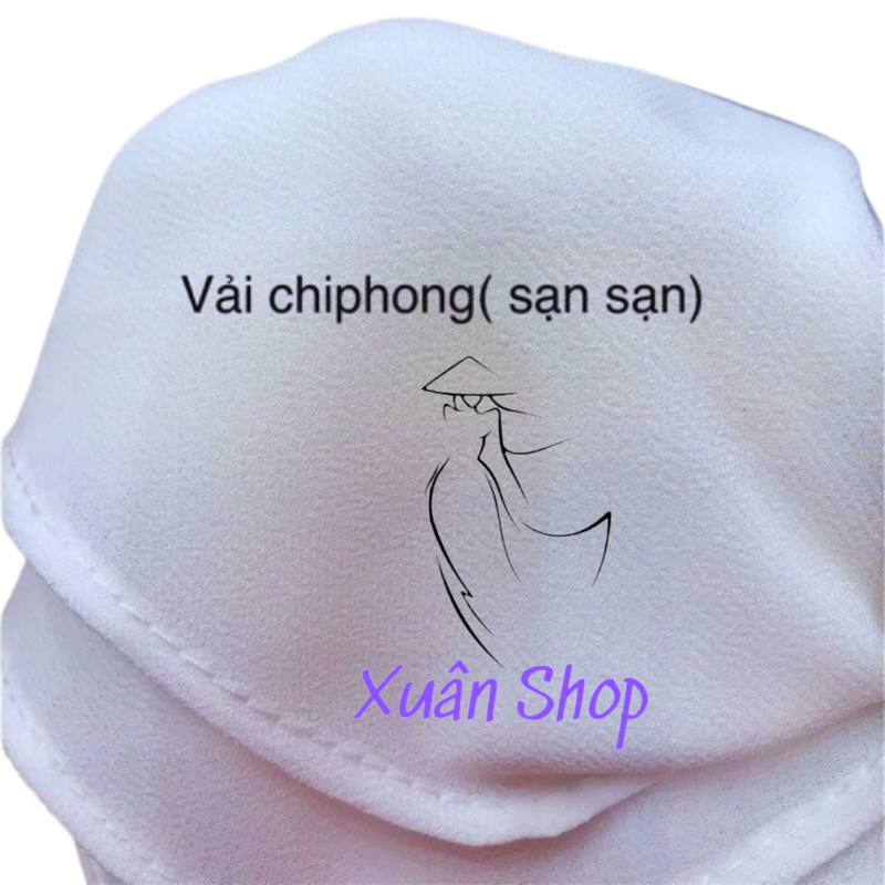 Áo dài trắng chiffon 4 tà / áo dài nữ sinh / áo dài học sinh cấp 3/ áo dài truyền thống