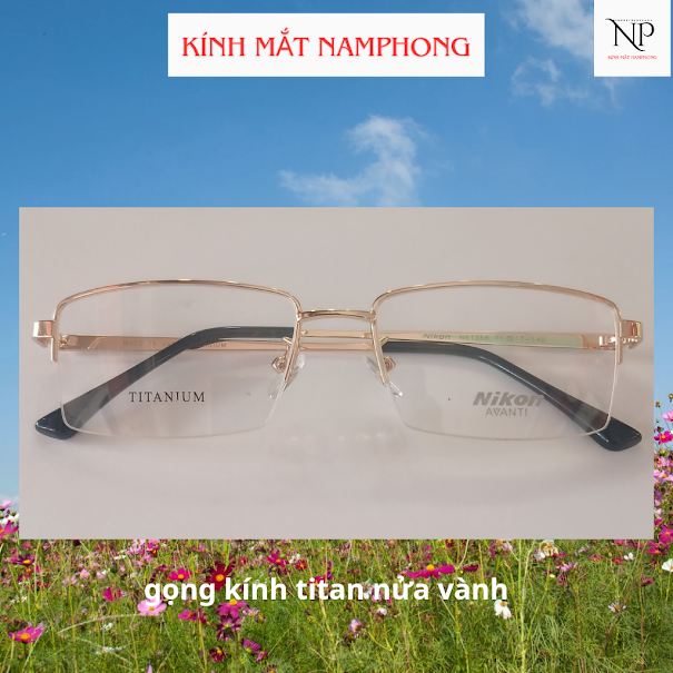 Gọng kính titanium NI KON SẺ CƯỚC