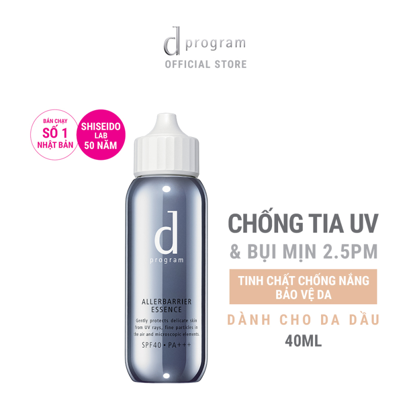 Kem chống nắng bảo vệ da dạng tinh chất dprogram allerdefense essence 40ml,SPF 46, PA+++ nhập khẩu