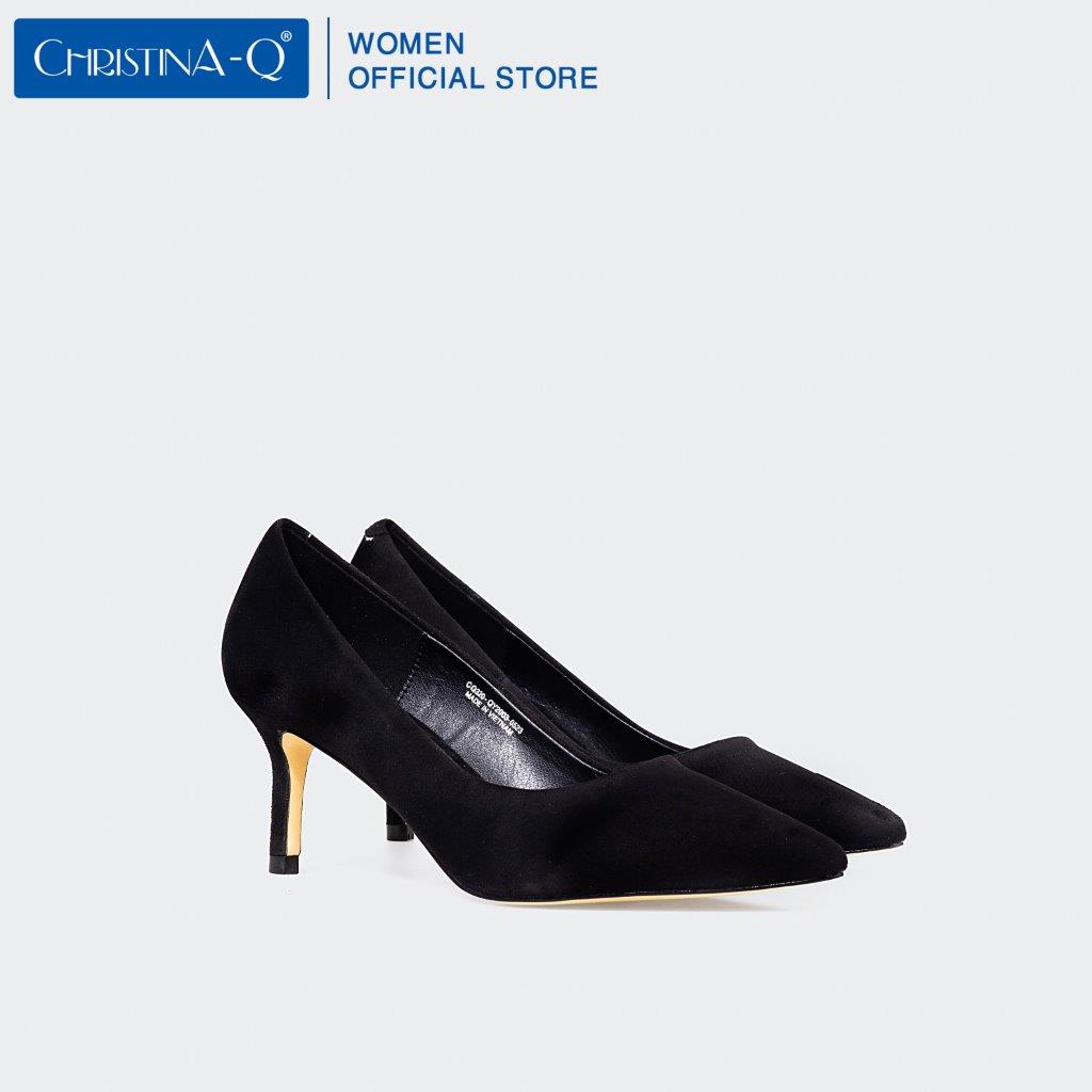 Giày Nữ Cao Gót Bít Mũi Nhọn ChristinA-Q GBN320