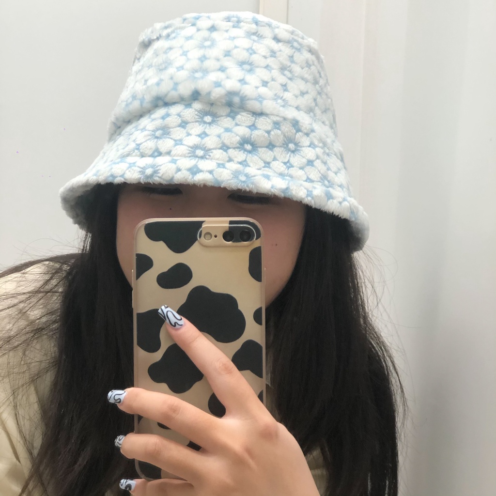 Nón lông bông hoa Poési Nón Bucket Hat