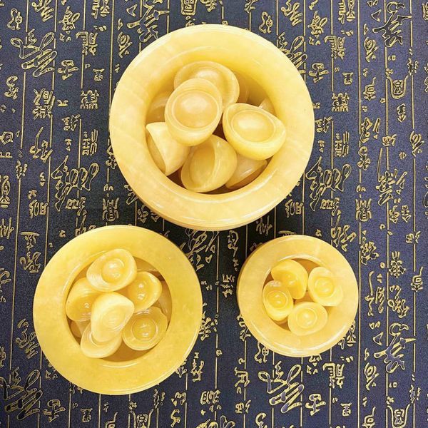 Bát Vàng Tụ Bảo Đá Ngọc Hoàng Long