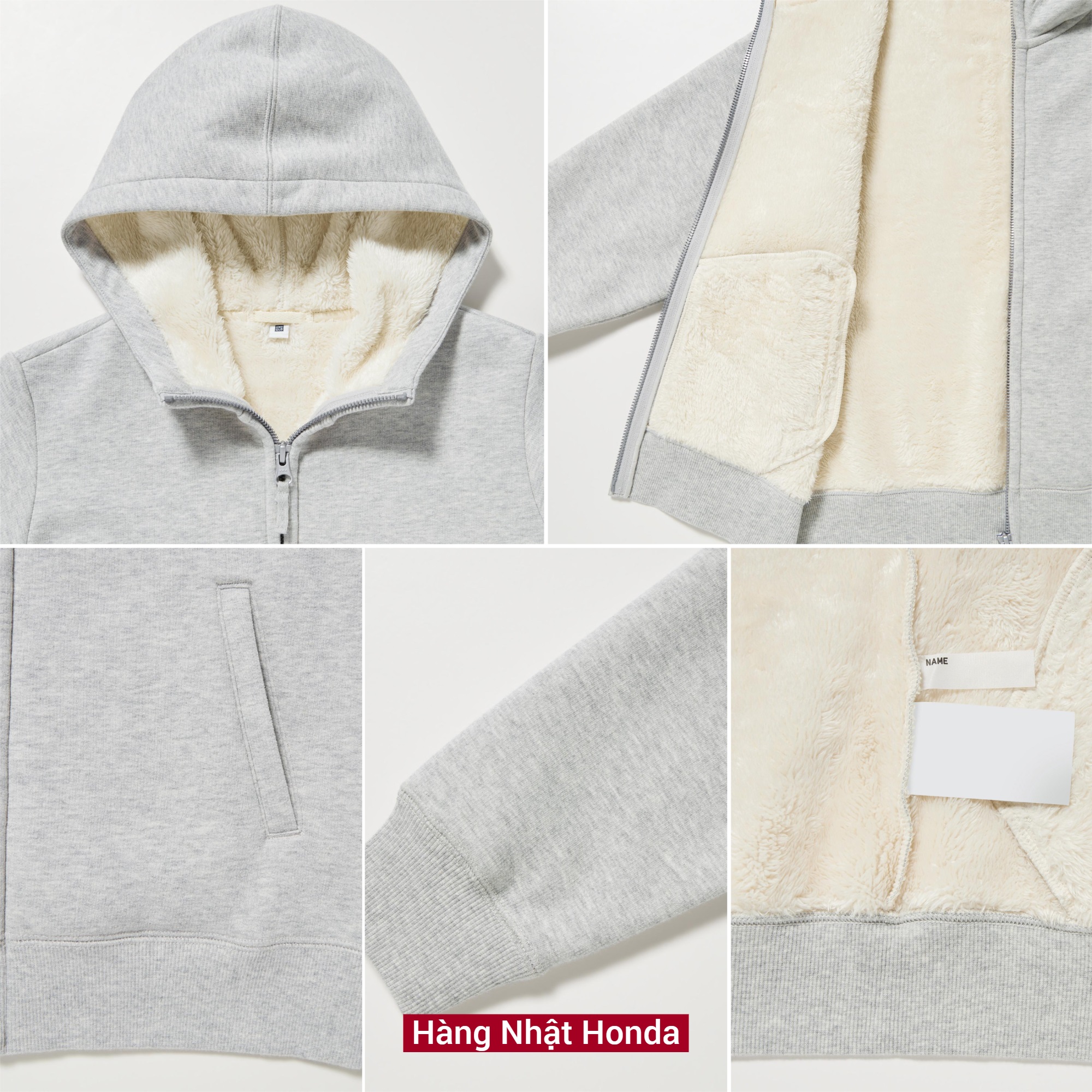 [Auth Uniqlo] Quần Áo Nỉ Lót Lông Cừu Trẻ Em - Tag Nhật