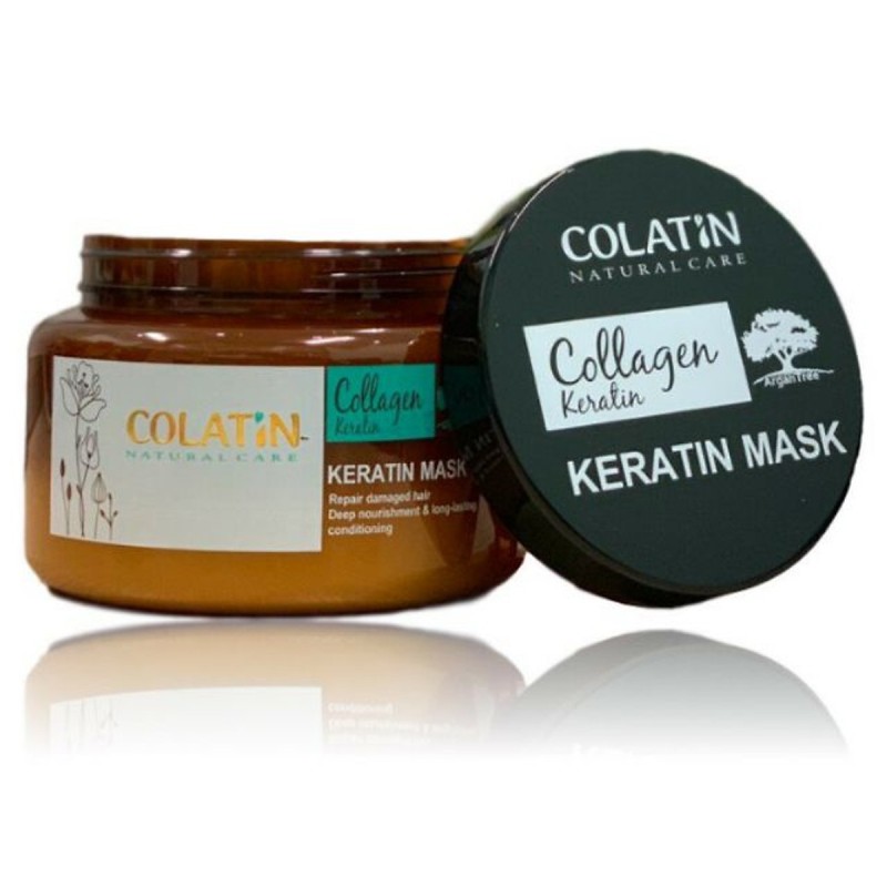 Kem ủ tóc Colatin Keratin hair mask phục hồi dạng hũ 500ml giá rẻ