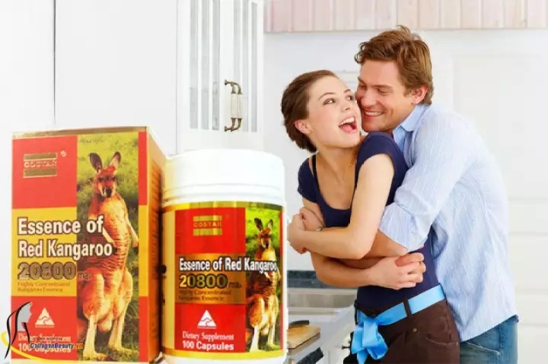 Thực phẩm chức năng Viên uống tinh chất Costar Essence of Red Kangaroo 28000 max, hỗ trợ tăng cường sinh lực nam giới (100 viên) - Nhập khẩu Australia