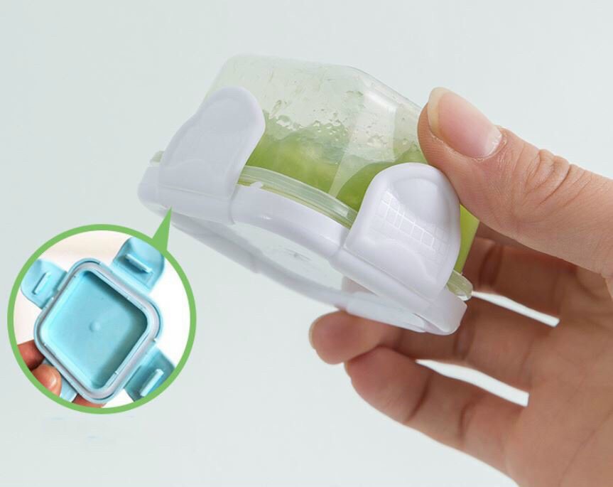 Hộp trữ đông, đựng đồ ăn dặm kèm nắp có khoá chắc chắn cho bé