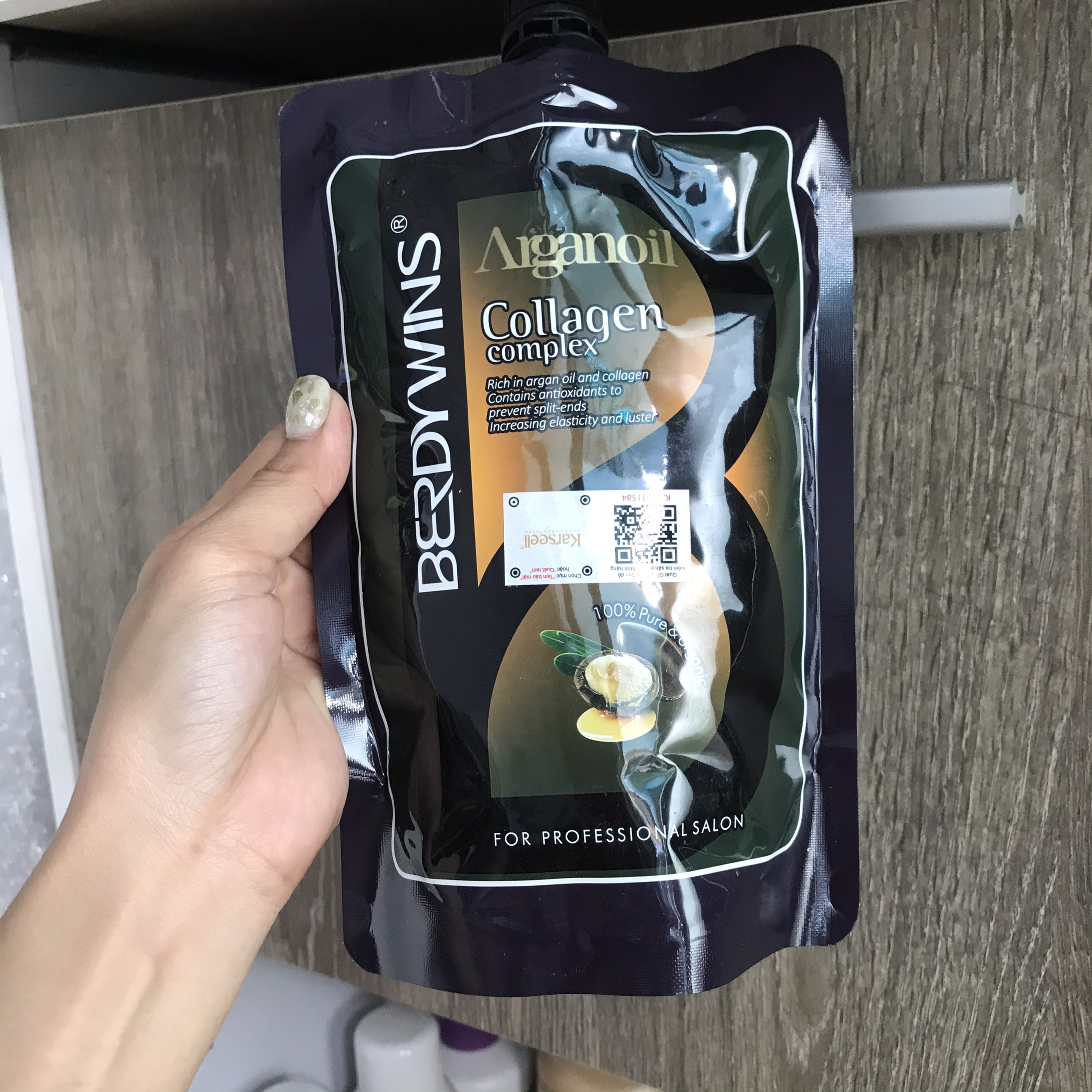✅[CHÍNH HÃNG_GIÁ SỈ] HẤP DẦU SIÊU MƯỢT COLLAGEN BERDYWINS ARGANOIL COMPLEX 500ML