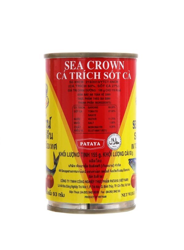 Combo 10 Hộp Cá SEACROWN 155G