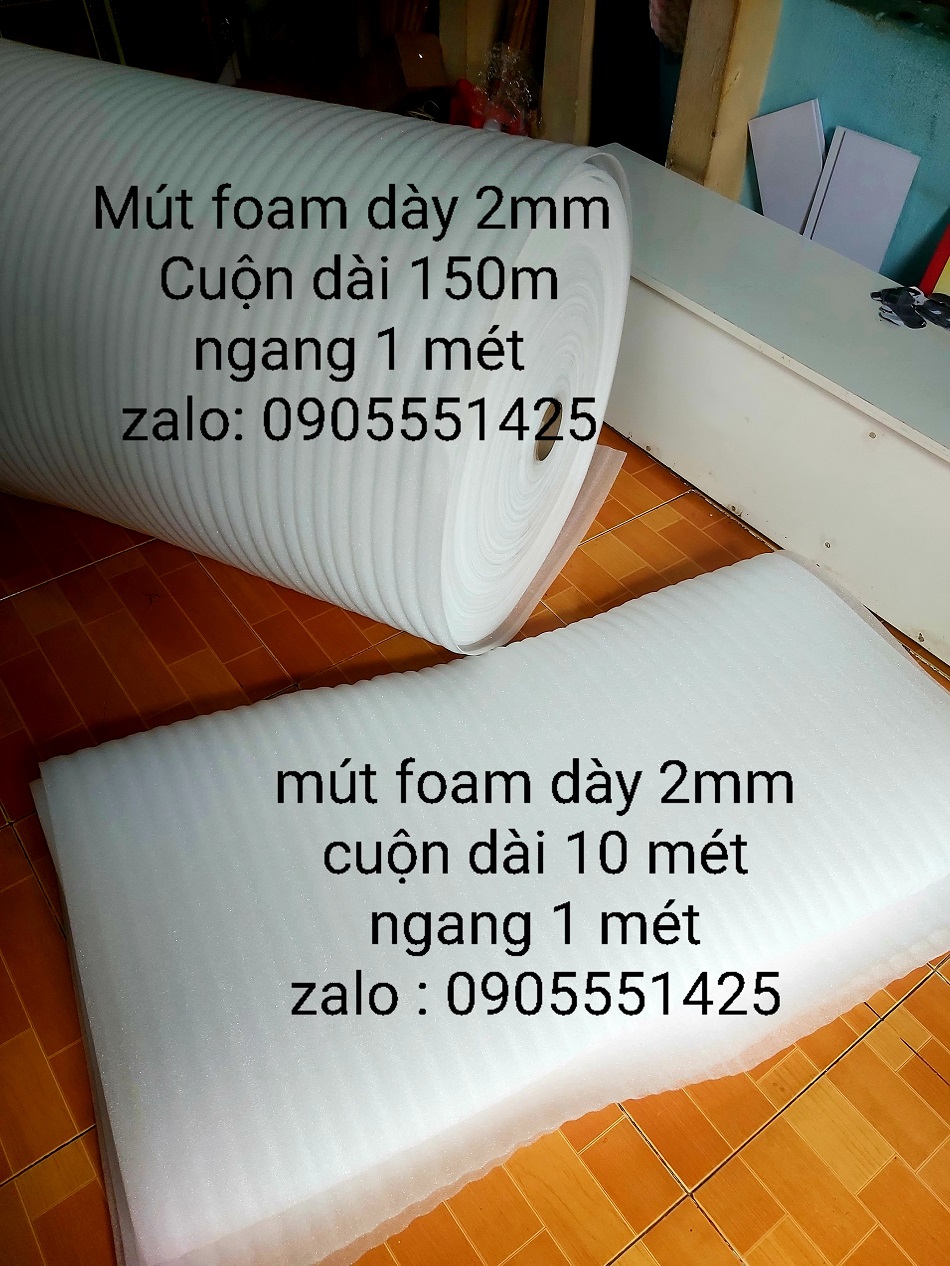 10 mét Mút xốp PE foam bọc hàng hóa