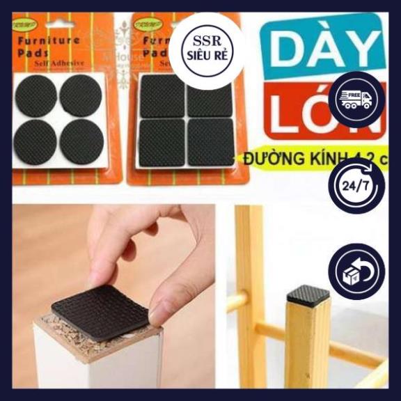 Set 4 Miếng Lót Kê Chân Bàn Ghế (LA912)