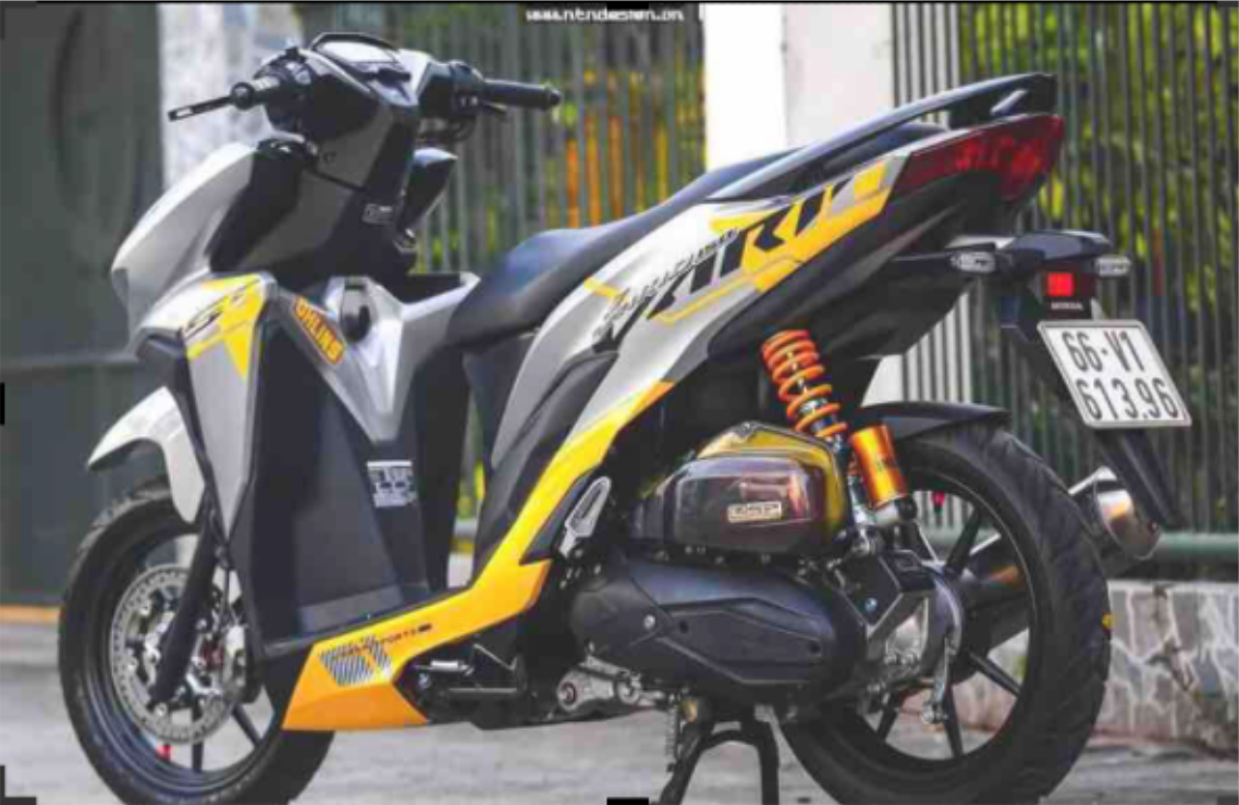 Tem rời Vario bạc vàng