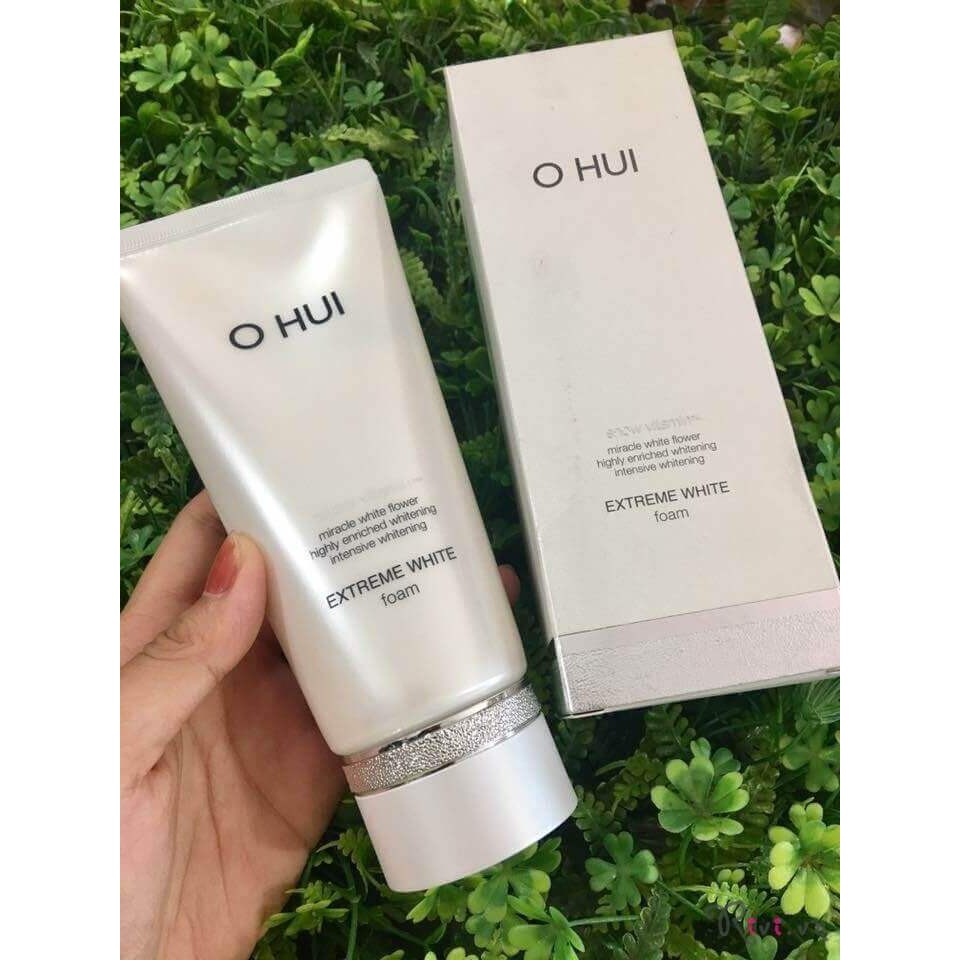 Sữa rửa mặt trắng da OHUI Intensive Brightening Extreme Bright Cleansing Foam 160ml