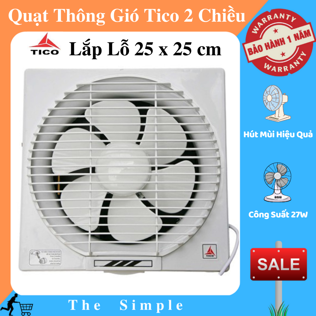 Tico exhaust fan 20av6 2 way suction fan-25x25 cm hole-works smoothly-no noise-quick vacuuming-drainer fan-drainer fan-fan deodorant-recessed fan-ventilator