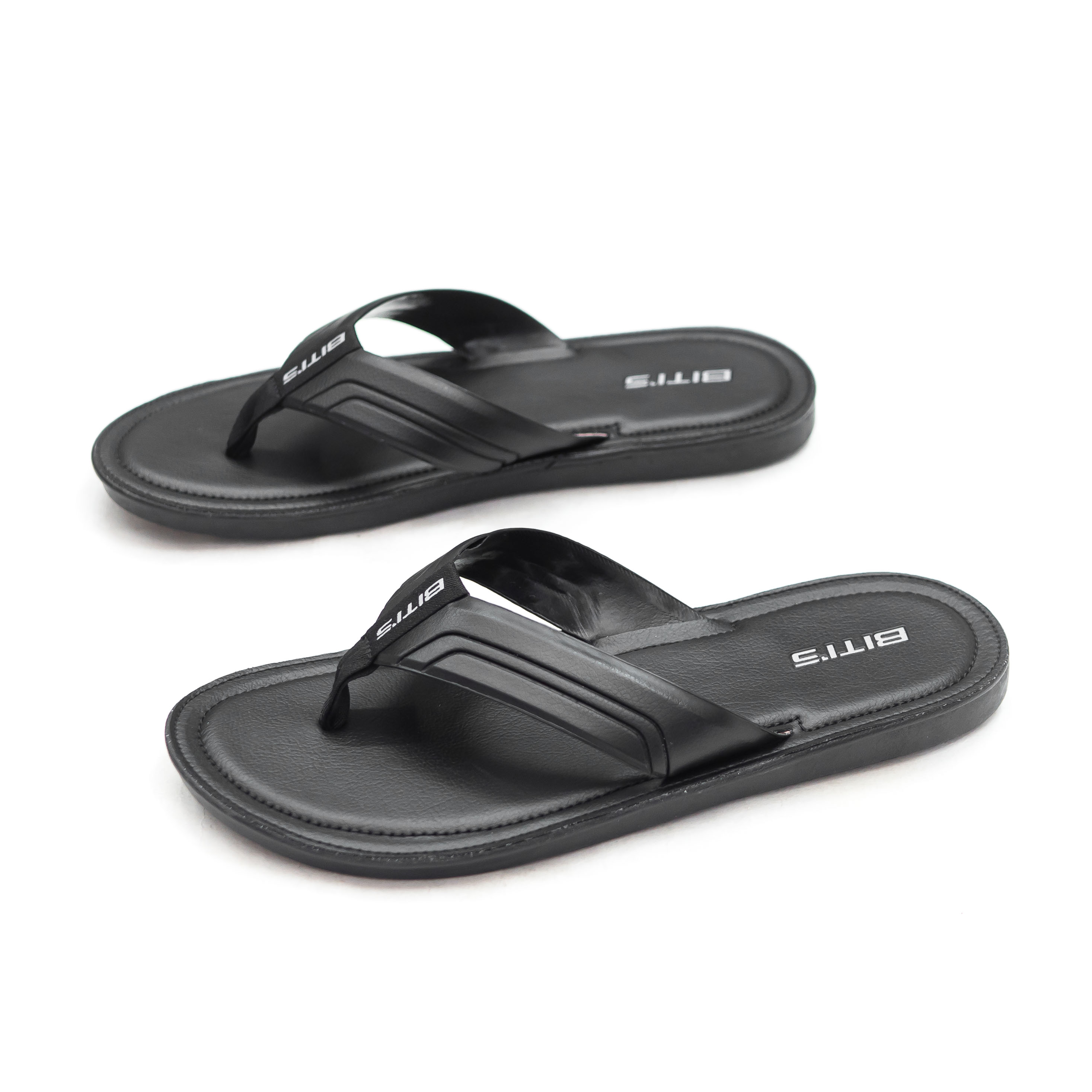 Dép kẹp da nam bitis xỏ ngón btm000100 - bitis