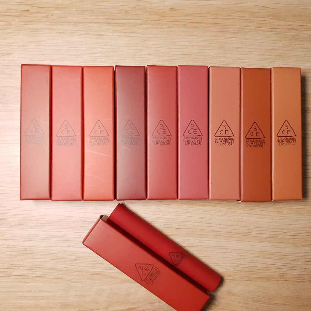 🍀Có Bill🍀Son Thỏi 3Ce Slim Velvet Lip Color ( Vỏ Màu)
