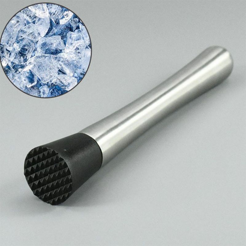 Chày Bar Dầm Pha Chế Cocktail 20,5cm (chất liệu inox 304)