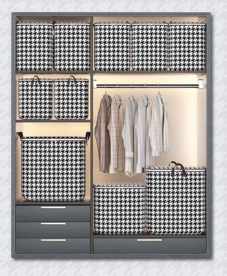 Combo 4 túi đỰng áo quần chăn màn size lớn 100L