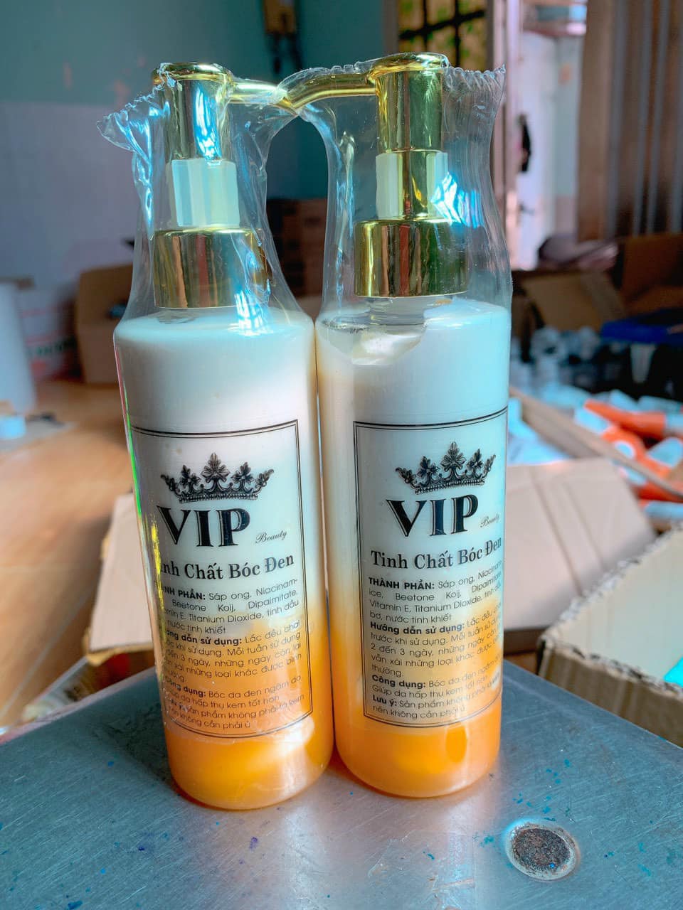 Tinh Chất Kem Vip Bóc Đen