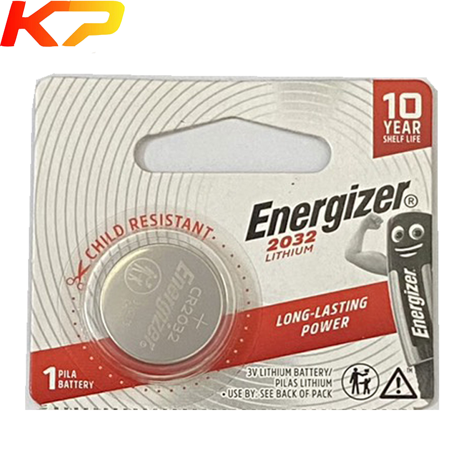 [HCM]10 pin CR2032 Energizer lithium 3v Pin Cmos