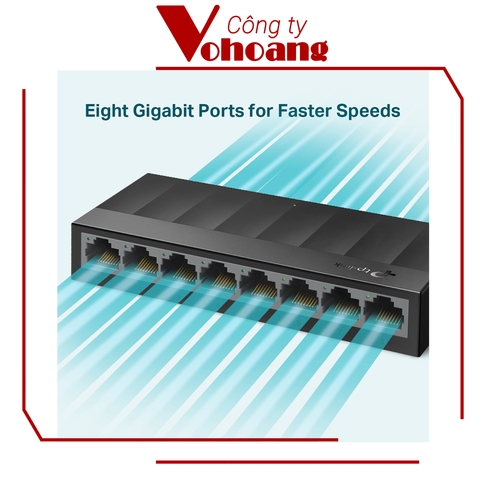 Switch Gigabits TP-Link LS1008G để bàn 8 cổng 10/100/1000Mbps