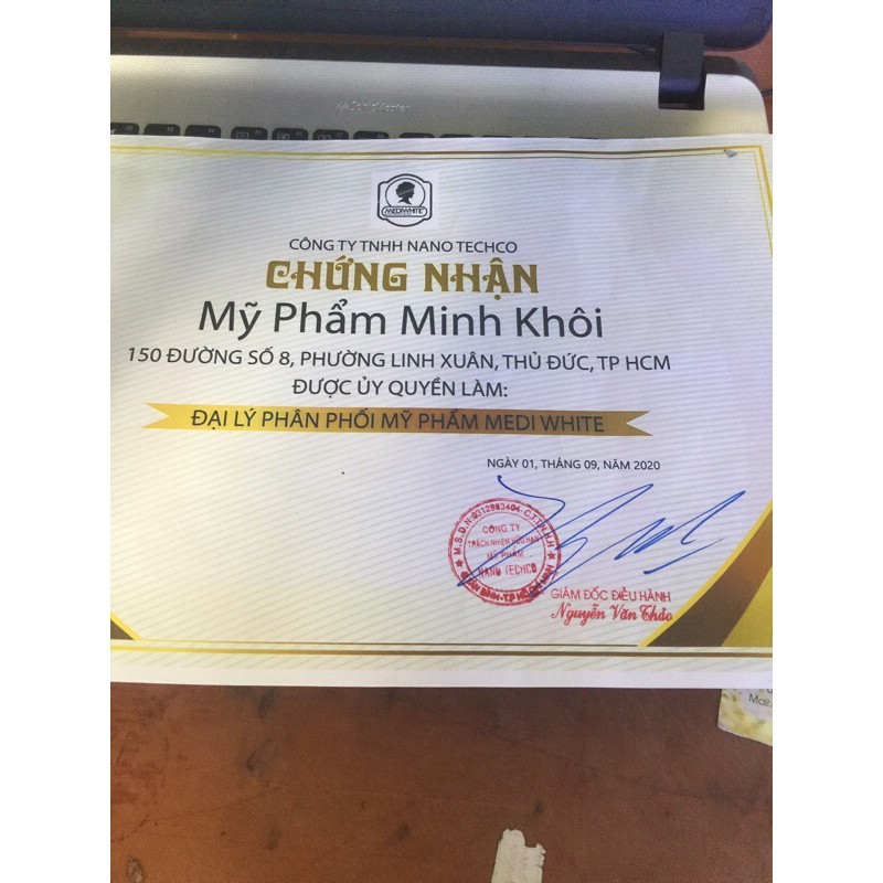 Kem Medi white Face trắng da chống Lão hoá