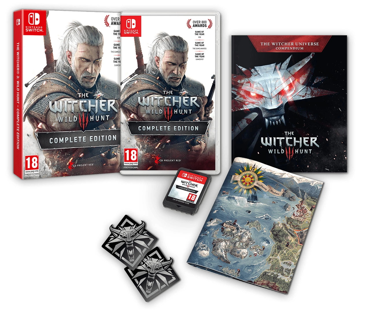 Băng Game Nintendo Switch The Witcher 3 Wild Hunt Complete Edition Artbook