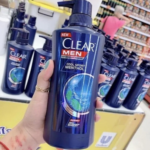 Dầu Gội Clear Men Thái Lan 450ml Mát Lạnh Sạch Gàu