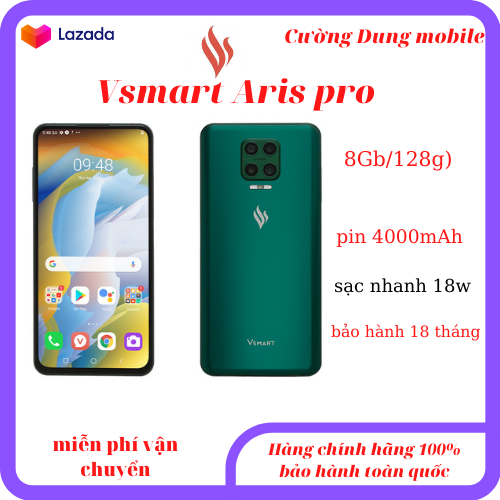 ( XẢ HÀNG 3 NGÀY) Vsmart Aris pro, Ram8G rom 128Gb, siêu phẩm của vsmart, pin trâu, màn hình full,...