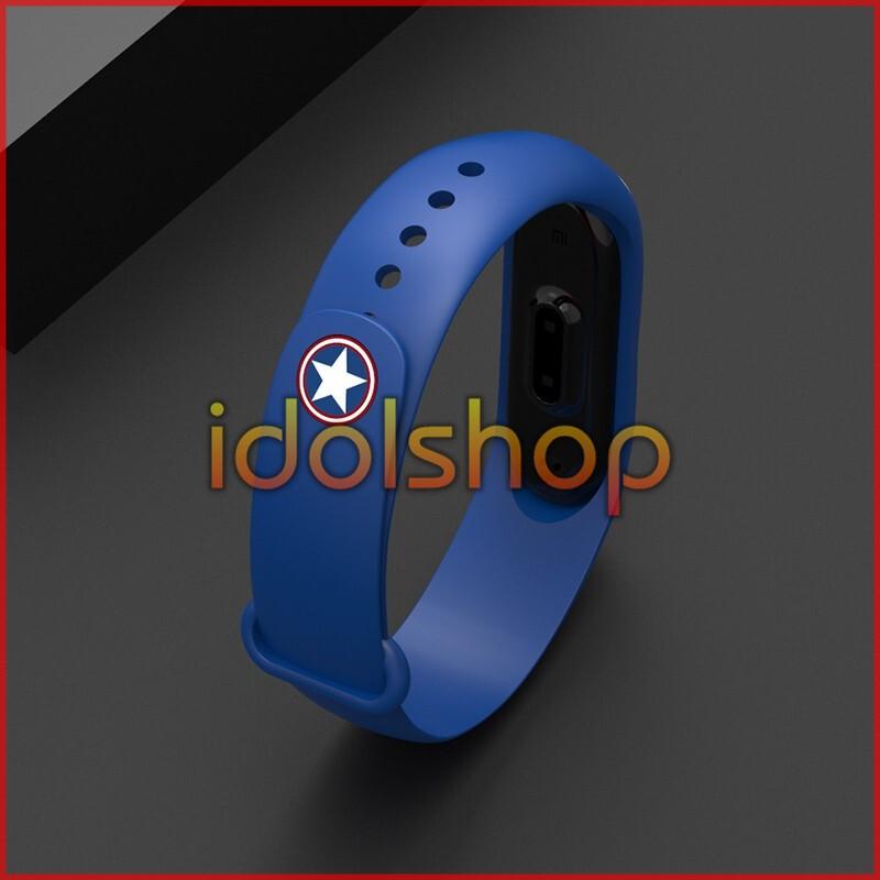 Dây đeo Miband 4 Captain America (Mi Band 4 Avengers)