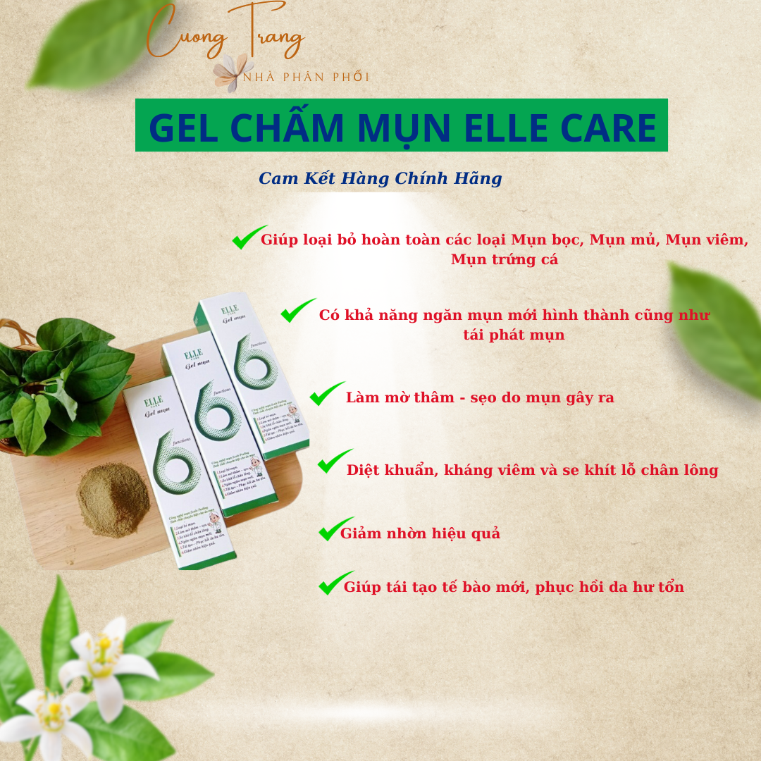 GEL CHẤM MỤN ELLE CARE