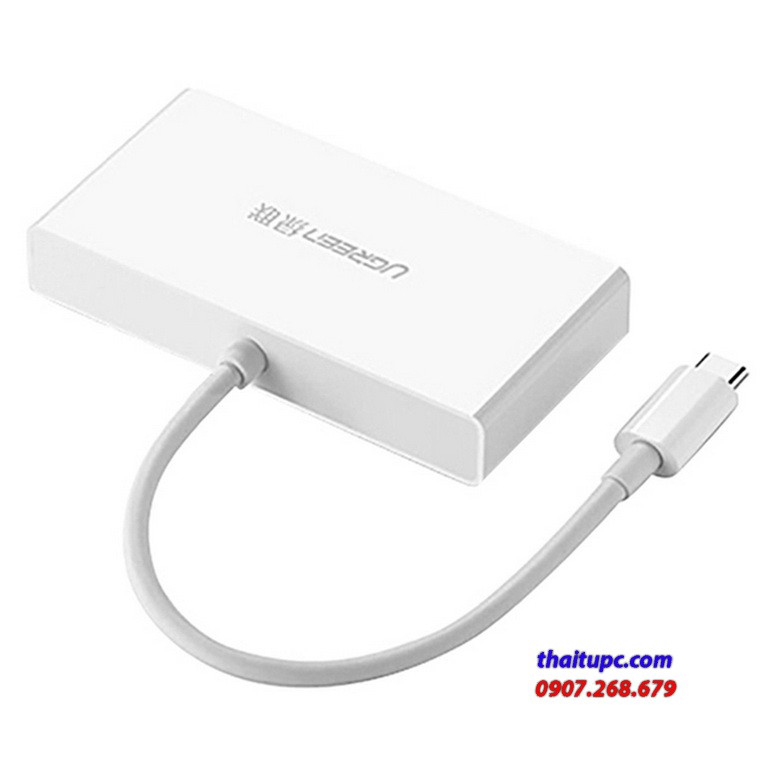 Cáp chuyển đổi USB Type-C sang HUB 3.0 & HDMI Ugreen 40374