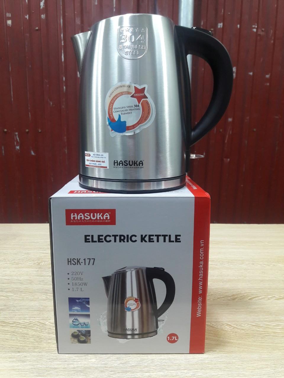Siêu tốc Inox304 1.7L Hasuka HSK177