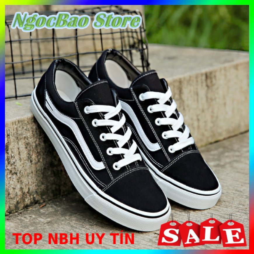 GIÀY THỂ THAO NAM NỮ, GIÀY VANSSS ĐEN TRẮNG, SNEAKER NAM NỮ ĐÔI NAM NỮ giá rẻ