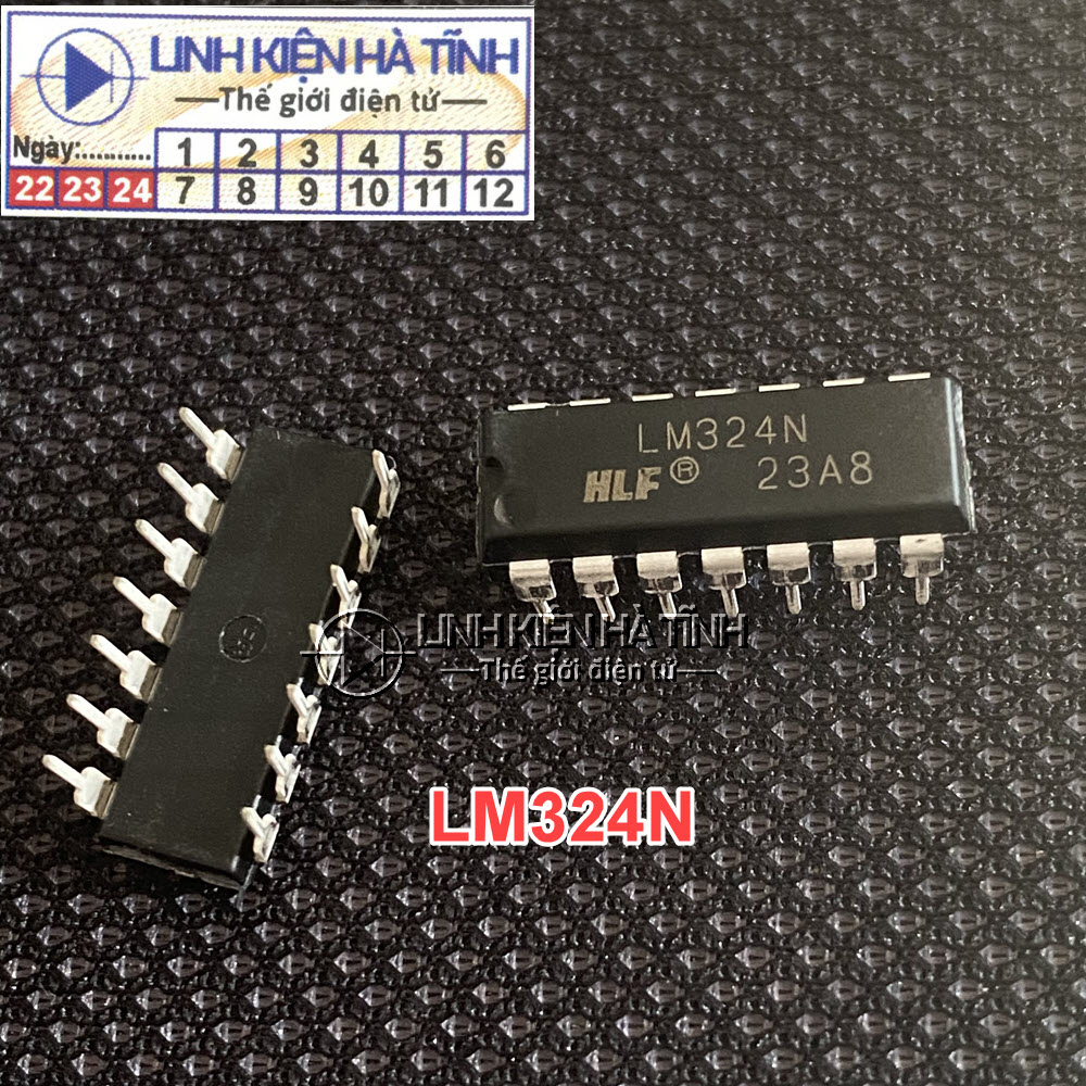 Ic khuếch đại lm324n lm324p lm324 dip-14