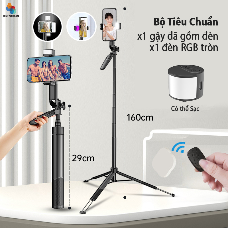 CYKE ADYSS A66 light selfie stick desktop floor-mounted tripod self-shot multi-function camera stand selfie stick 3 in 1selfie stick