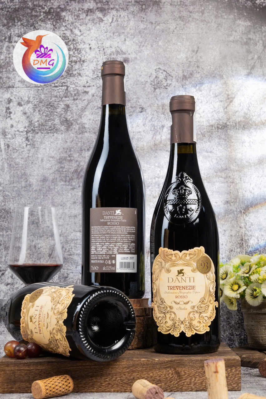 [NHẬP KHẨU] VANG ĐỎ (Ý) DANTI ROSSO– 13.5% - 750ML – DMG WINE