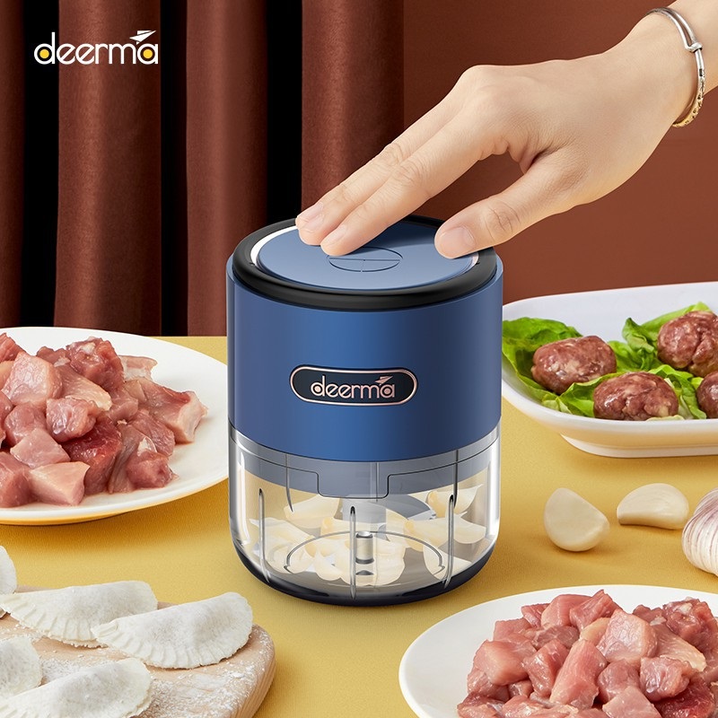 (MixHome HCM) Máy xay Đa Năng Deerma JS100 Tự Động Tích Điện (Hàng Chính Hãng - BH 6 tháng)