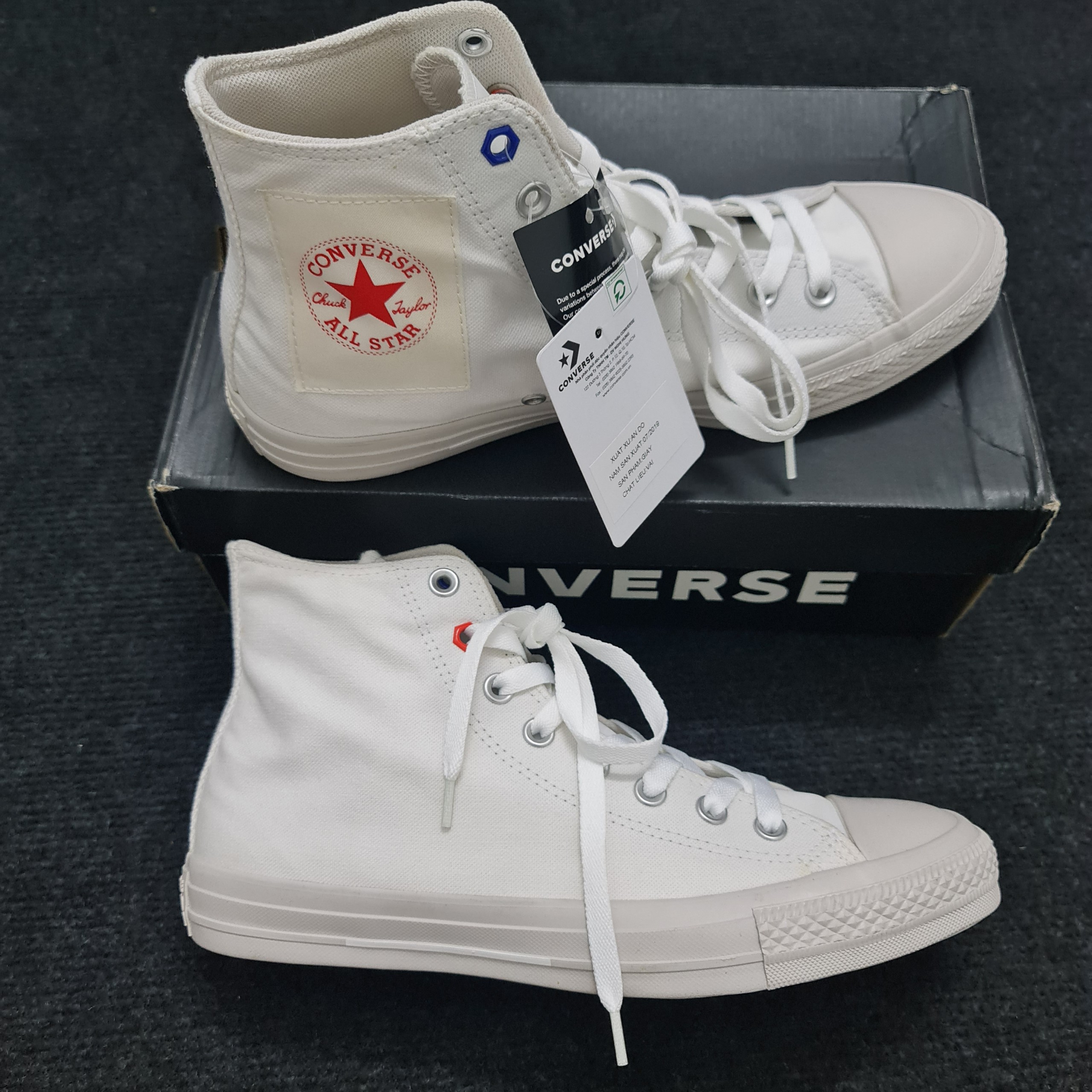 [ Chính hãng ] Giày Converse Chuck Taylor vải cổ cao nam nữ