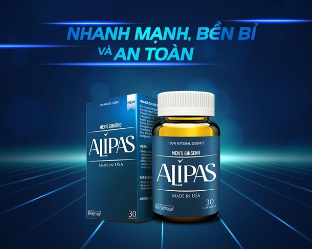 Sâm Alipas Mới Hộp 30 Viên (Có Tem Tích Điểm Chính Hãng)